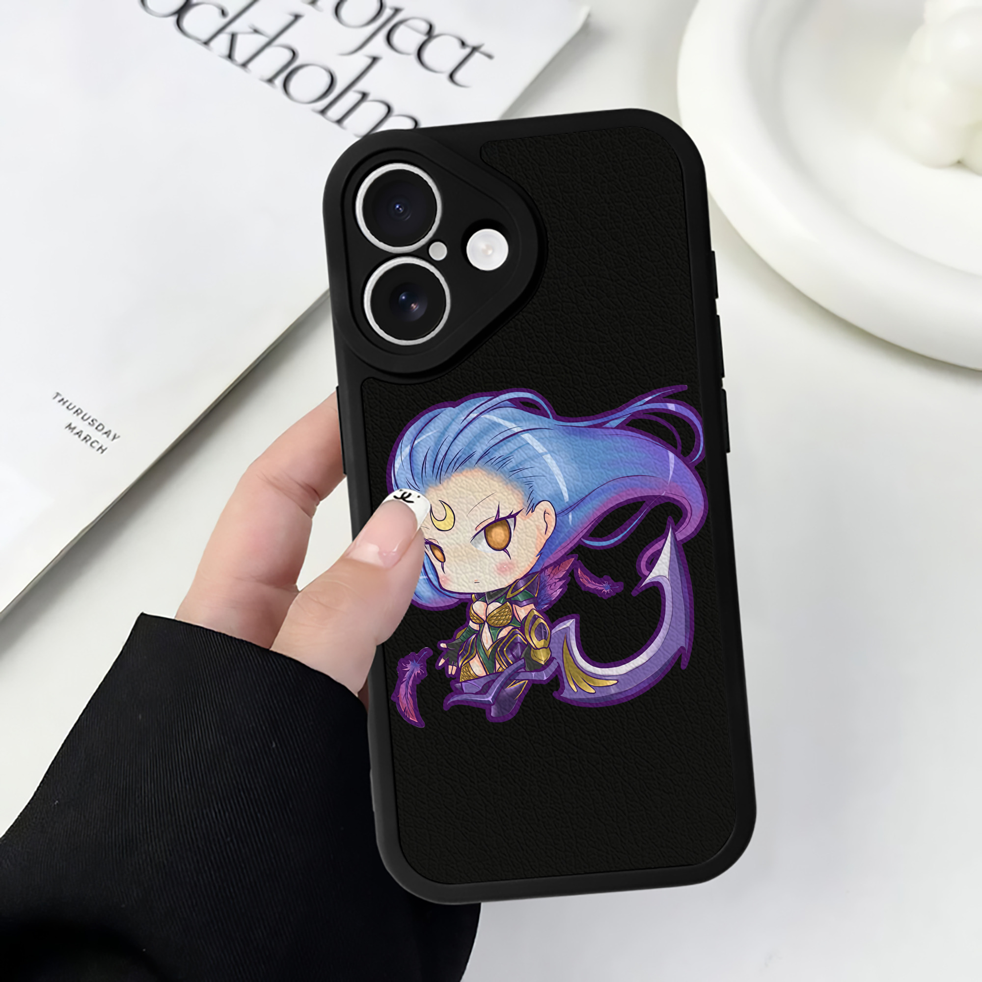 リーグ・オブ・レジェンド League of Legends LOL 【iPhone 16シリーズ対応】シリコンスマホケース（レザー調） 材質：シリコン